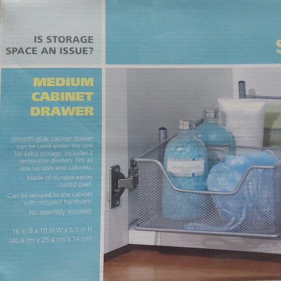 Simple Solutions Medium Cabinet Drawer, steel - Picture 2 of 2